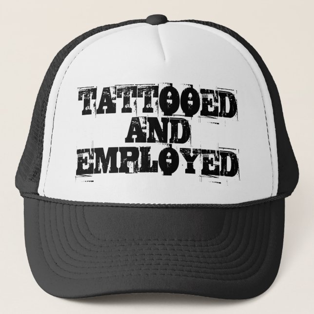 CASQUETTE TATTOOED AND EMPLOYED CAP (Devant)