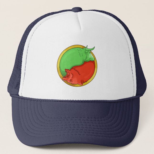 Casquette taureau et ours (Devant)