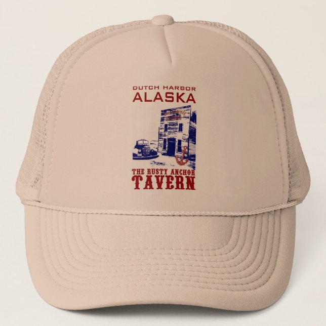 Casquette Taverne rouillée d'Ancre de port néerlandais (Devant)
