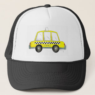 Casquette Taxi NYC Jaune New York Ville À damiers voiture