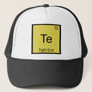 Casquette Te - Chimie de fin de ligne étroite Symbole de l'é