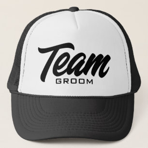 Casquette Team Groom script typographie mariage