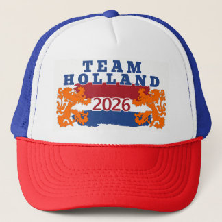Casquette Team Holland Netherlands Soccer Fan Orange Lion