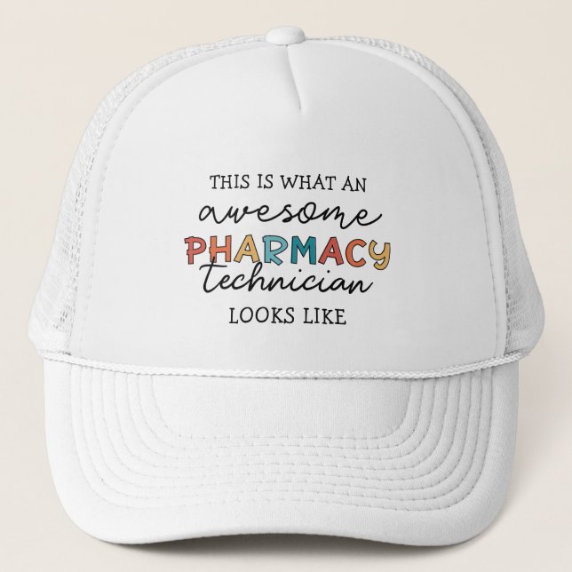 Casquette Technicien en pharmacie Awesome Technologie en pha (Devant)
