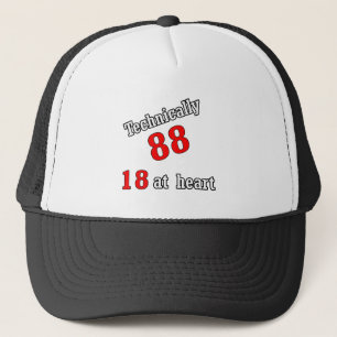 Casquette Techniquement 88, 18 au coeur