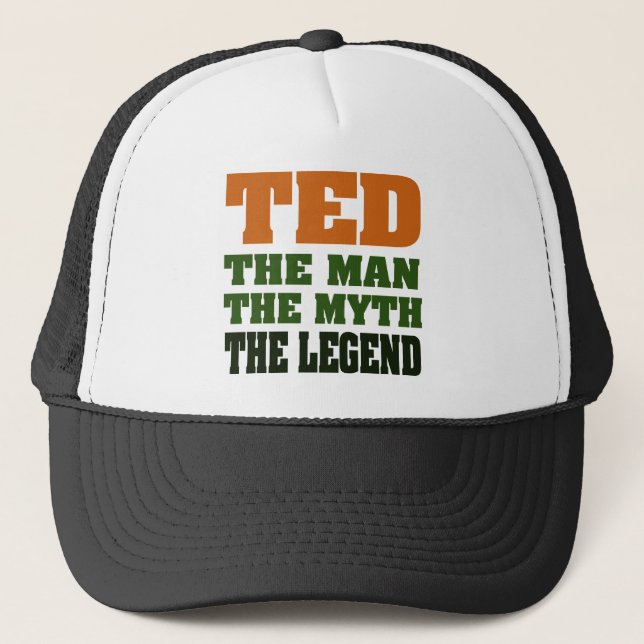 Casquette TED - l'homme, le mythe, la légende (Devant)