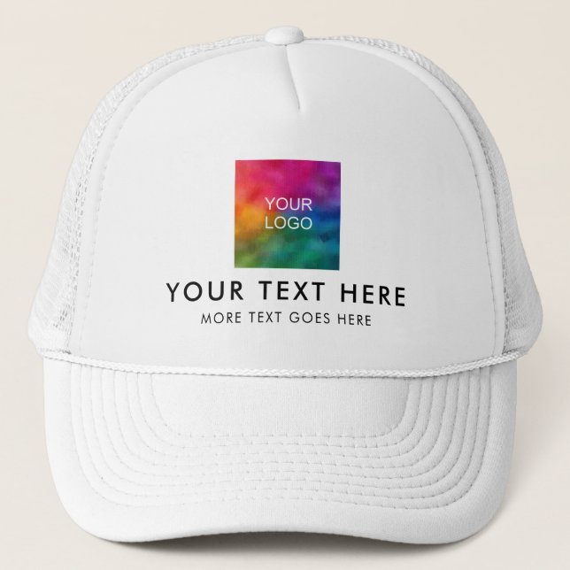 Casquette Téléchargez votre propre logo d'entreprise Ajouter (Devant)