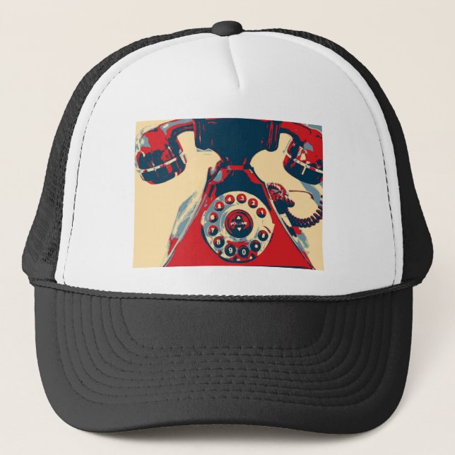 Casquette Téléphone rétro (Devant)