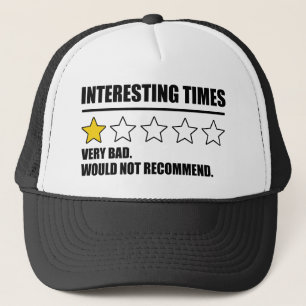 Casquette Temps Intéressant - Très Mauvais Ne Recommanderait