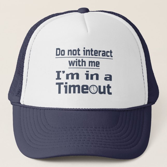 Casquette Temps mort (Devant)