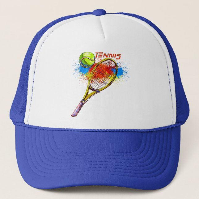 Casquette Tennis T-Shirt Sac fourre-tout Souris Pad Beverage (Devant)