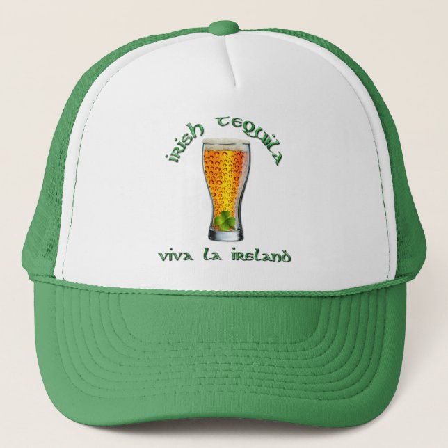 Casquette Tequila Irlandais - Vive l'Irlande (Devant)