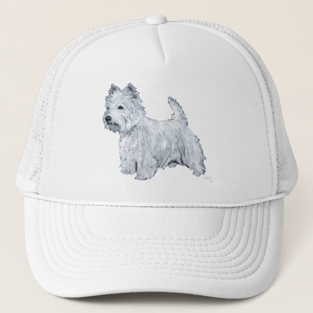 Casquette Terrier blanc de la West Highland (Devant)