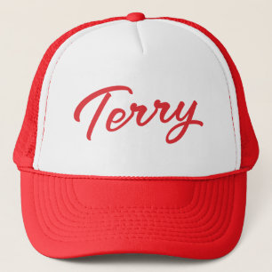 Casquette Terry personnalisé rouge