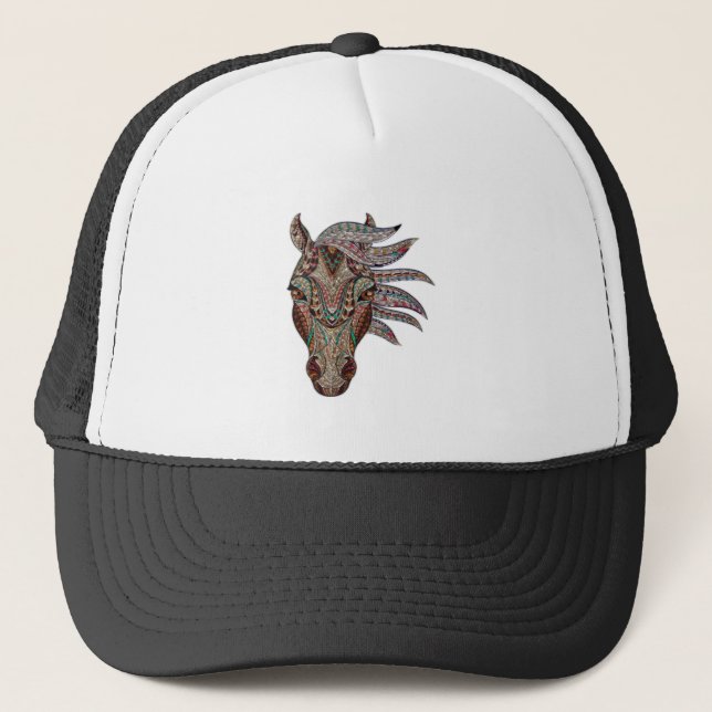 Casquette Tête de cheval métallisée par pfergekopf adorable (Devant)