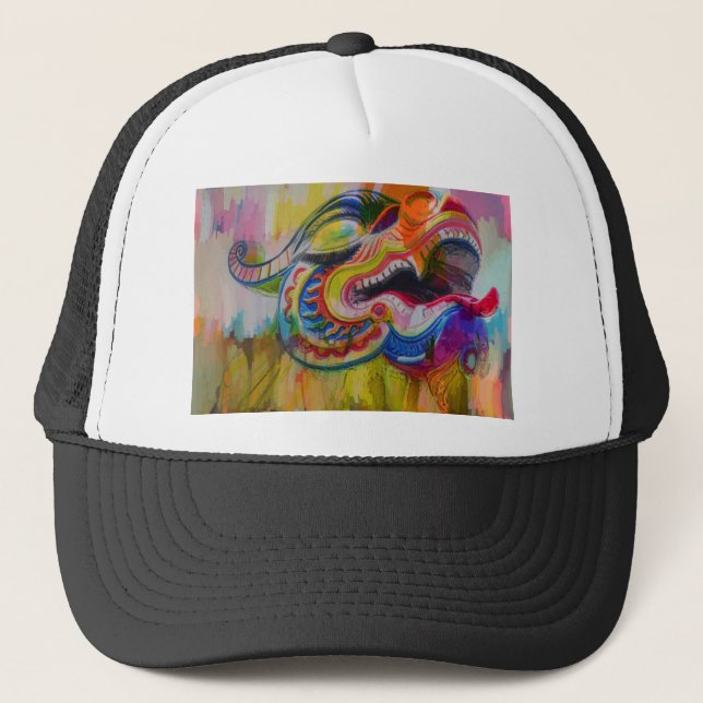 Casquette Tête de dragon (Devant)