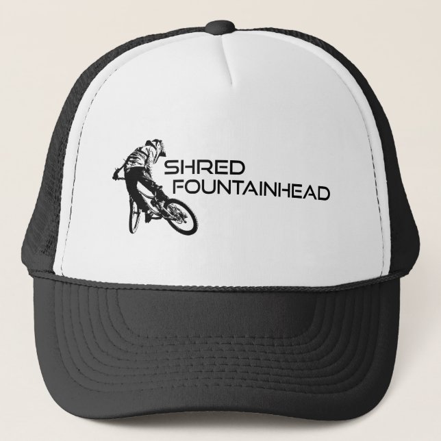Casquette Tête de fontaine Shred VTT Virginia (Devant)