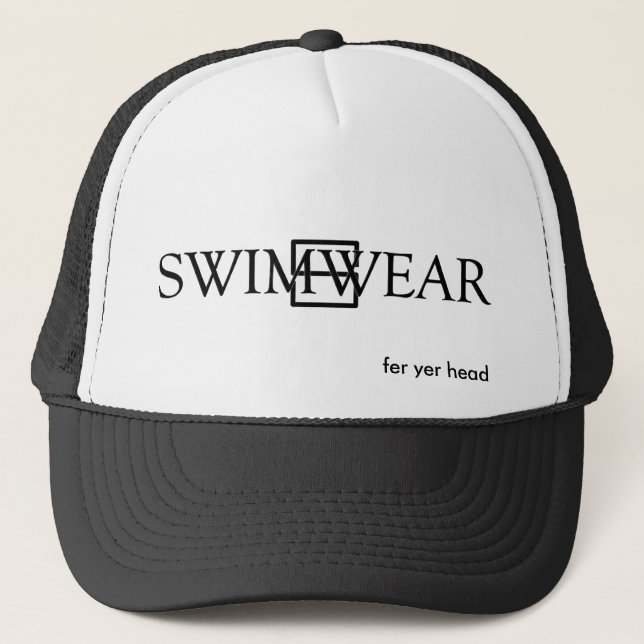 Casquette Tête de YER de maintenance de vêtements de bain (Devant)