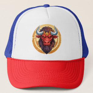 Casquette Tête d'un minotaure de la mythologie grecque
