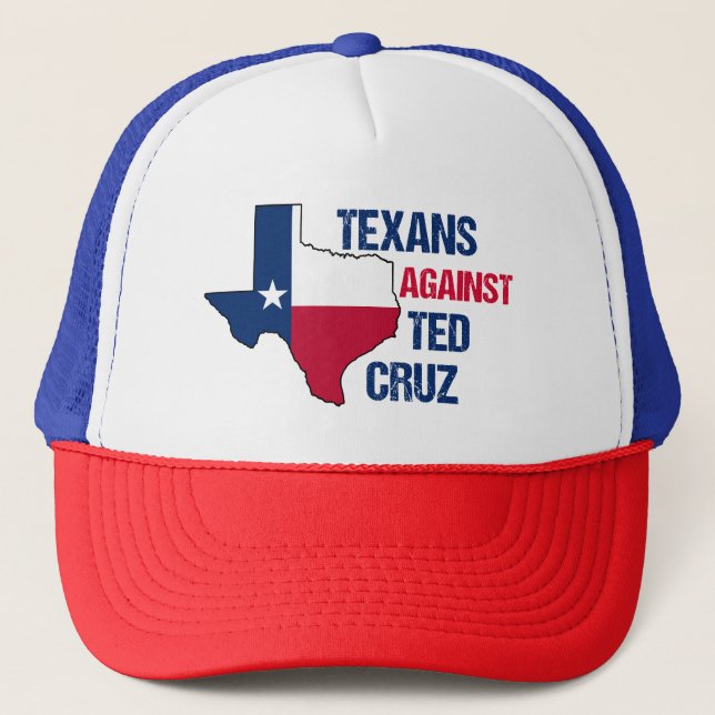 Casquette Texans contre l'élection de Ted Cruz 2024 (Devant)