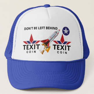 Casquette Texit Coin Official Logo, Rockship, TXC Star White