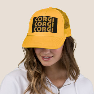 Casquette Texte blanc moderne Corgi