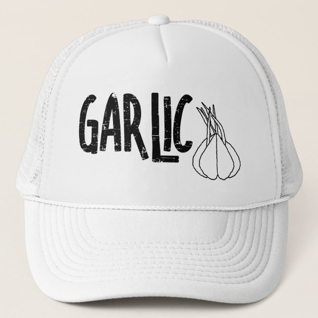 Casquette Texte de l'ail (Devant)