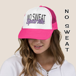 Casquette Texte de l'effet de parties scintillant pourpre de