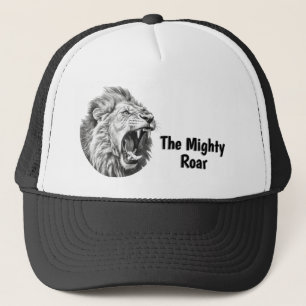 Casquette Texte de lignes de nom personnalisé Rugissement du