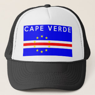 Casquette texte de nom de symbole de drapeau de pays du Cap