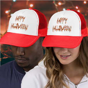Casquette Texte de souffrance d'Halloween