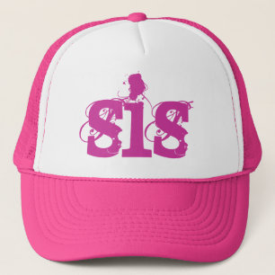 Casquette Texte grunge ROSE SIS