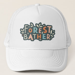 Casquette Texte personnalisé du segment de forêt
