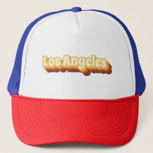 Casquette Texte Vintage Los Angeles Retro