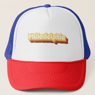 Casquette Texte Vintage Philadelphie Retro