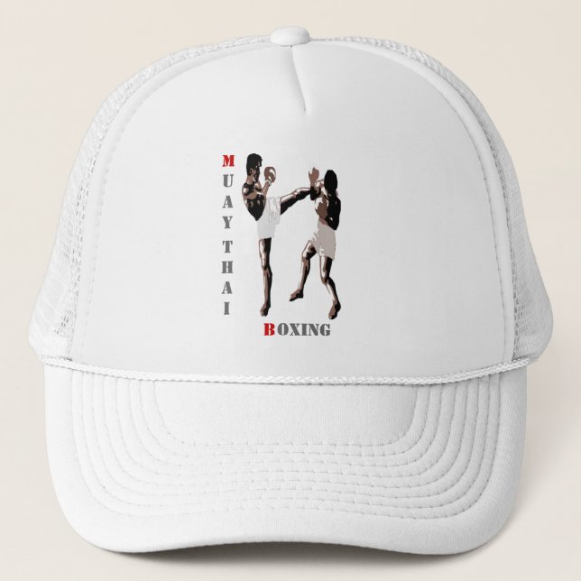 Casquette thaïlandais de boxe de Muay (Devant)