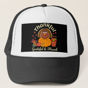 Casquette Thanksgiving Grateful & Blessed