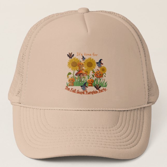 Casquette The Fall Guys Party- Kids Autumn T-Shirt  (Devant)