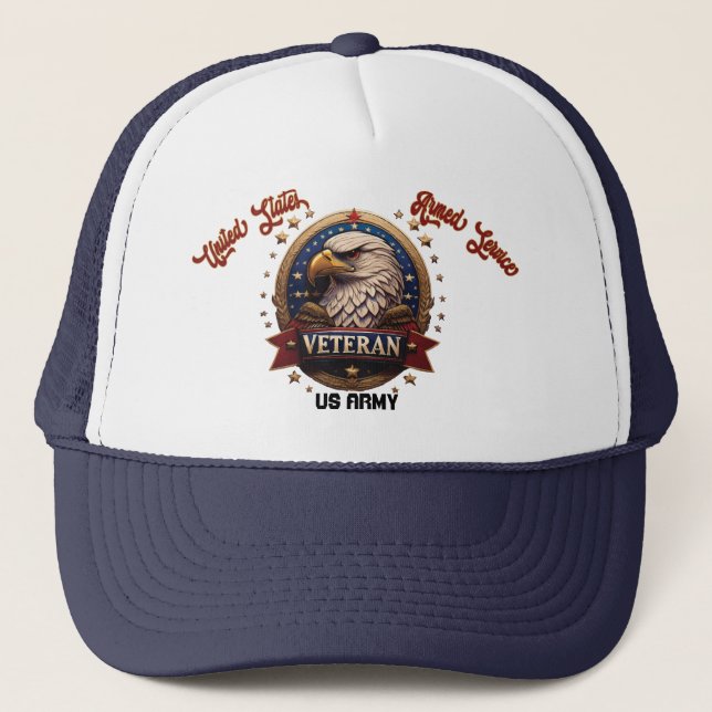 Casquette The United States Armed Services Retired Custom (Devant)