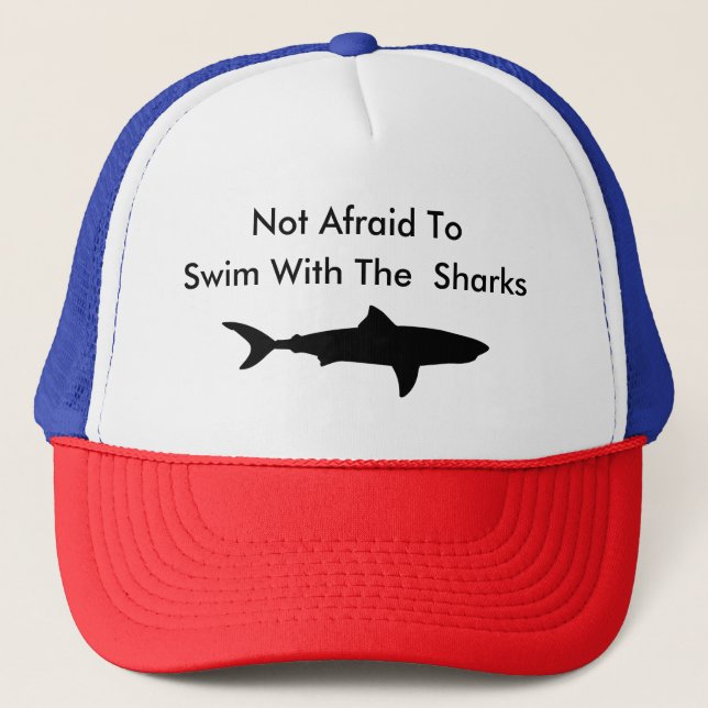 Casquette Thème Cool Business Swim With Sharks (Devant)