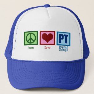 Casquette Thérapiste physique Peace Love