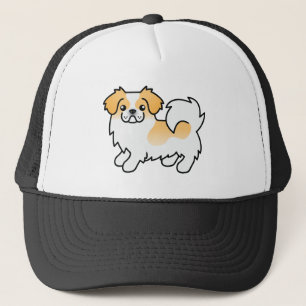 Casquette Tibétain Spaniel couleur fauve parti-coloré Chien 