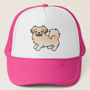 Casquette Tibétain Spaniel couleur sable crème Chien de dess