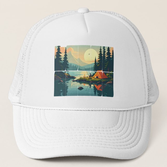 Casquette Tige tactile rétro personnalisable Typographie ext (Devant)