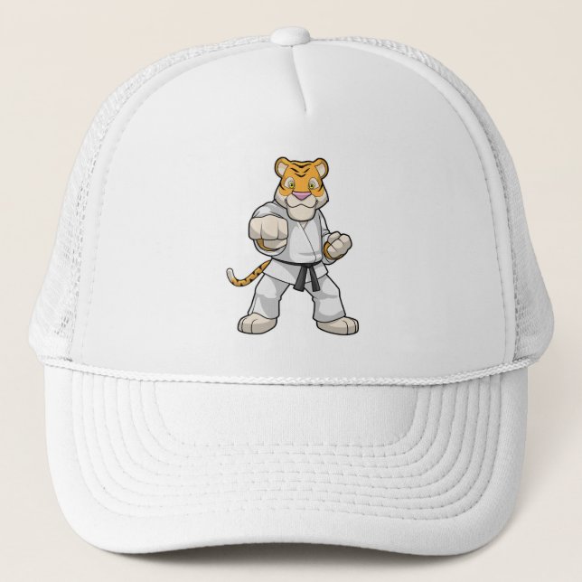 Casquette Tiger dans les arts martiaux Karate (Devant)