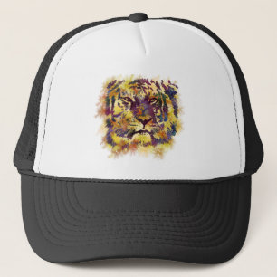 Casquette Tigre aquarelle