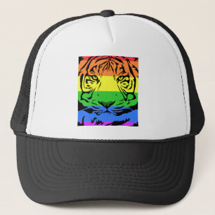 Casquette Tigre arc-en-ciel