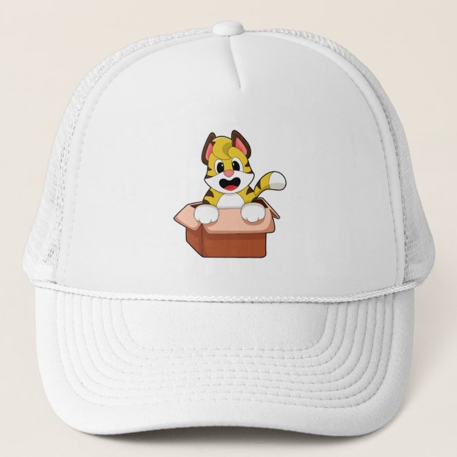 Casquette Tigre avec boîte (Devant)