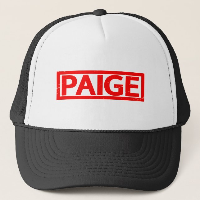 Casquette Timbre de Paige (Devant)
