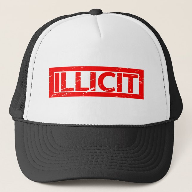 Casquette Timbre illicite (Devant)